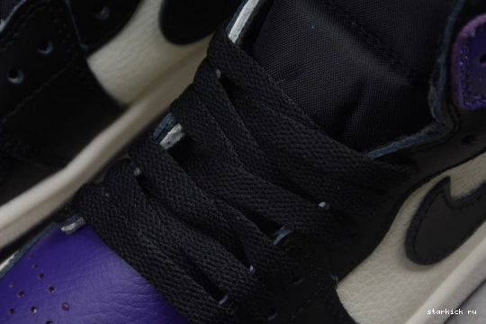 Retro Kid Jordan 'Court  1 OG Air Kids 555088-501 Purple' High 555088-501 0418